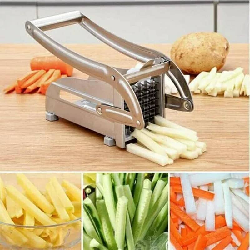 Coupe-frites manuel en acier inoxydable — صورة 3