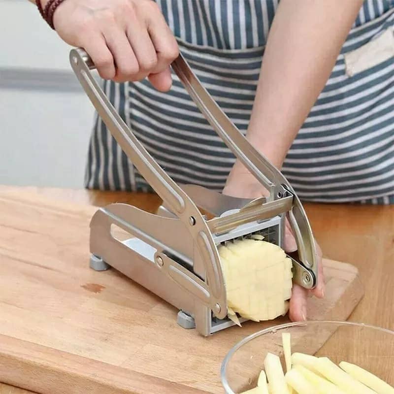 Coupe-frites manuel en acier inoxydable — صورة 2