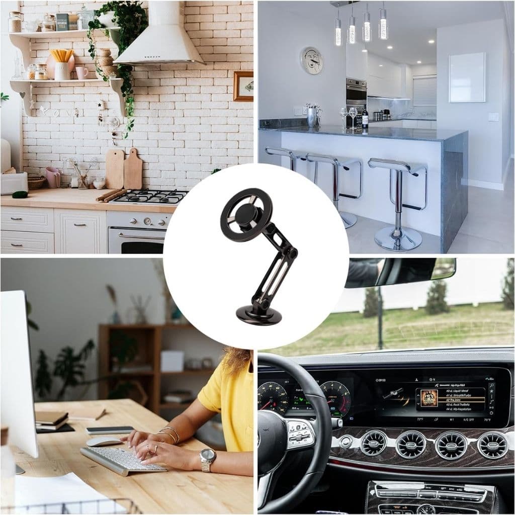 Support Téléphone Voiture Magnétique Rotatif à 360° – حامل هاتف مغناطيسي — صورة 8