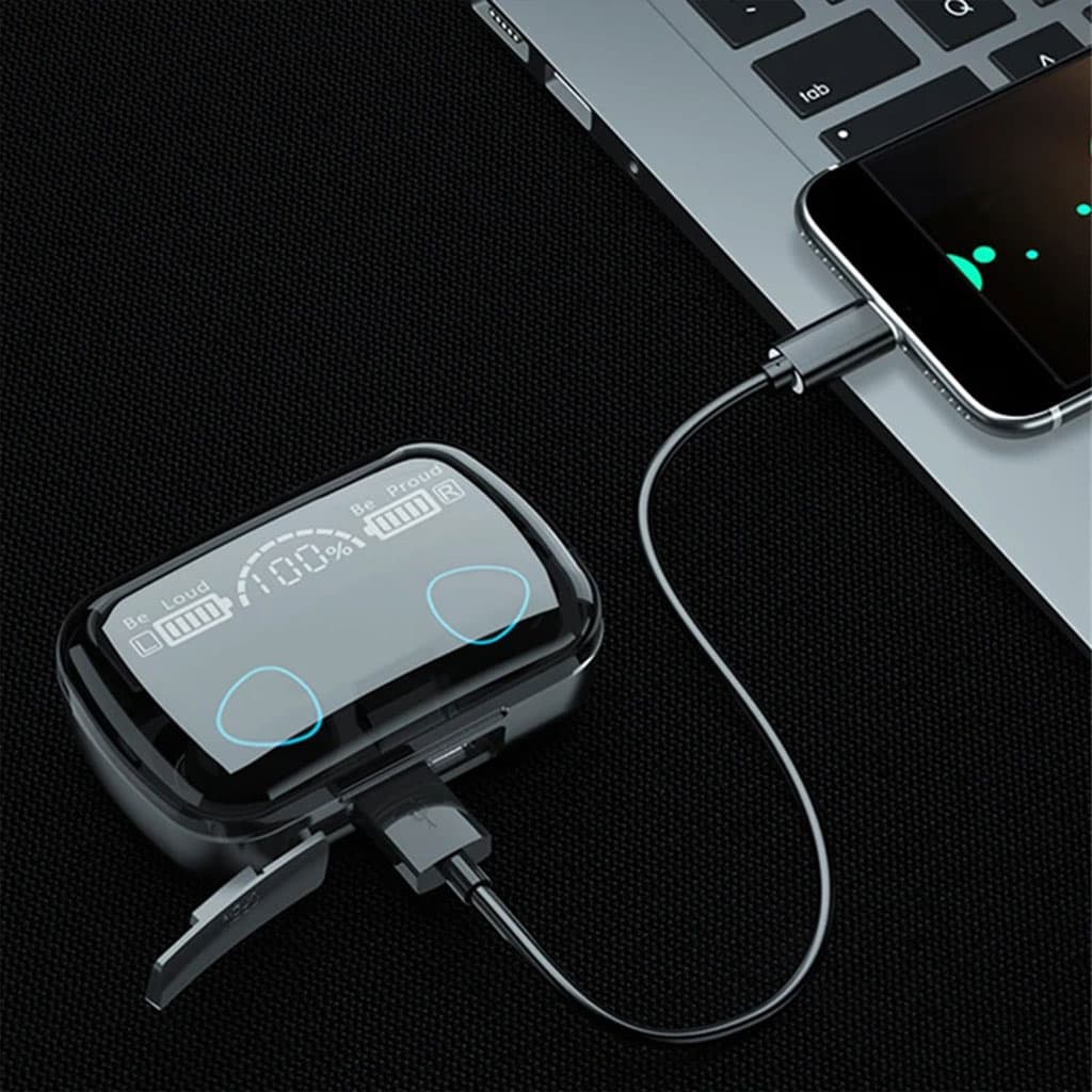 Ecouteurs Sans Fil M10 Stéréo Bluetooth 5.1 avec Powerbank — صورة 6