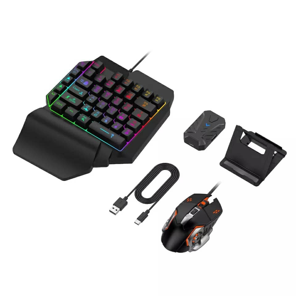 Mix Pro Clavier Souris 4en1 Pour smartphone Gaming PUBG-Fortnite — صورة 7