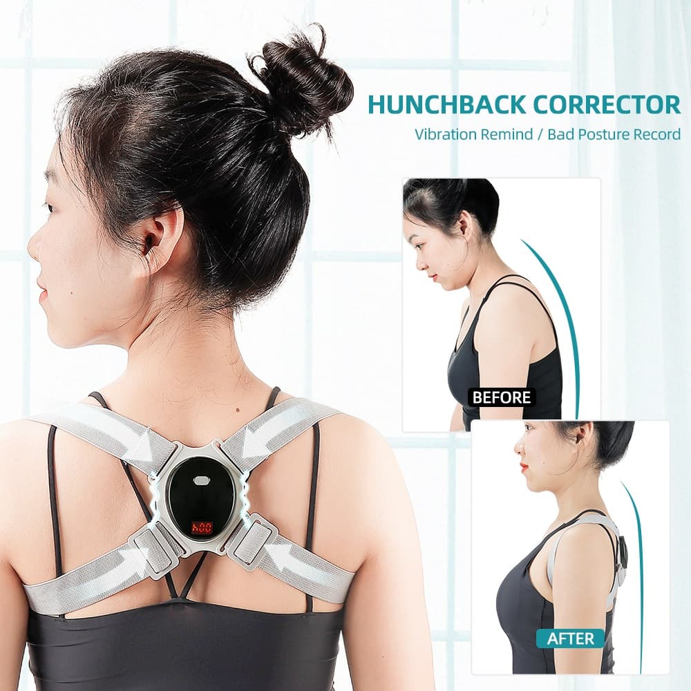 Correcteur de Posture Intelligent réglable vibrante — صورة 3