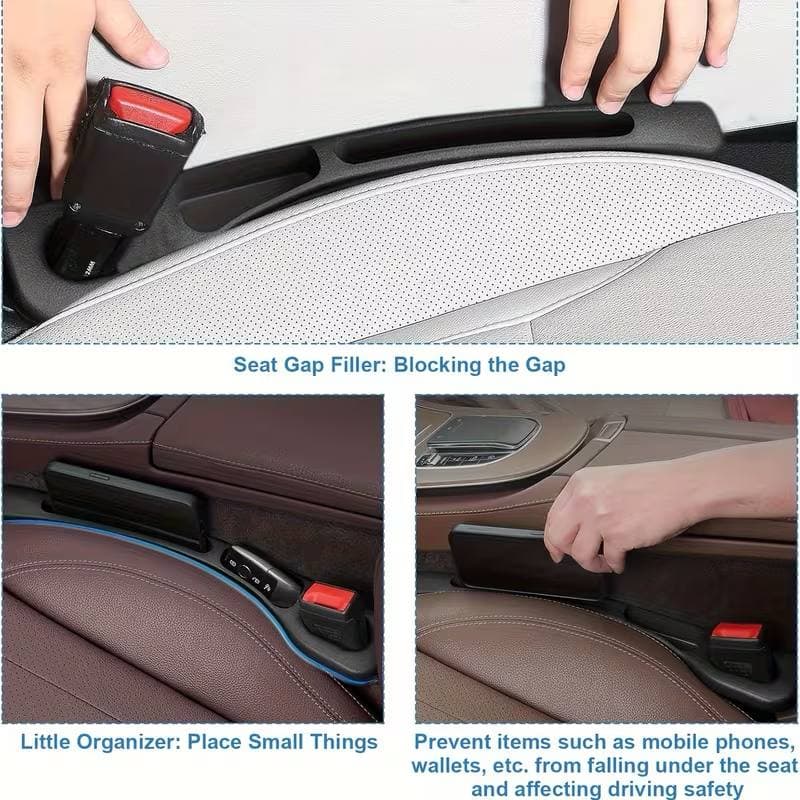 Organisateur de remplissage de joint de siège pour voiture 2Pcs – منظم أغراض في السيارة — صورة 4