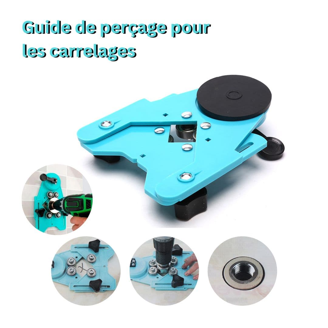 Guide de perçage pour les carrelages avec ventouse de base sous vide — صورة 1