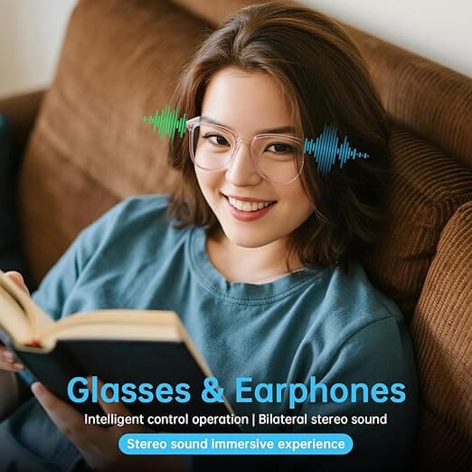 Lunettes Connectées F20 de Traduction IA et Audio Open-Ear Bluetooth 5.4 - نظارات المترجم الذكية بالذكاء الاصطناعي - Électronique - صورة 6