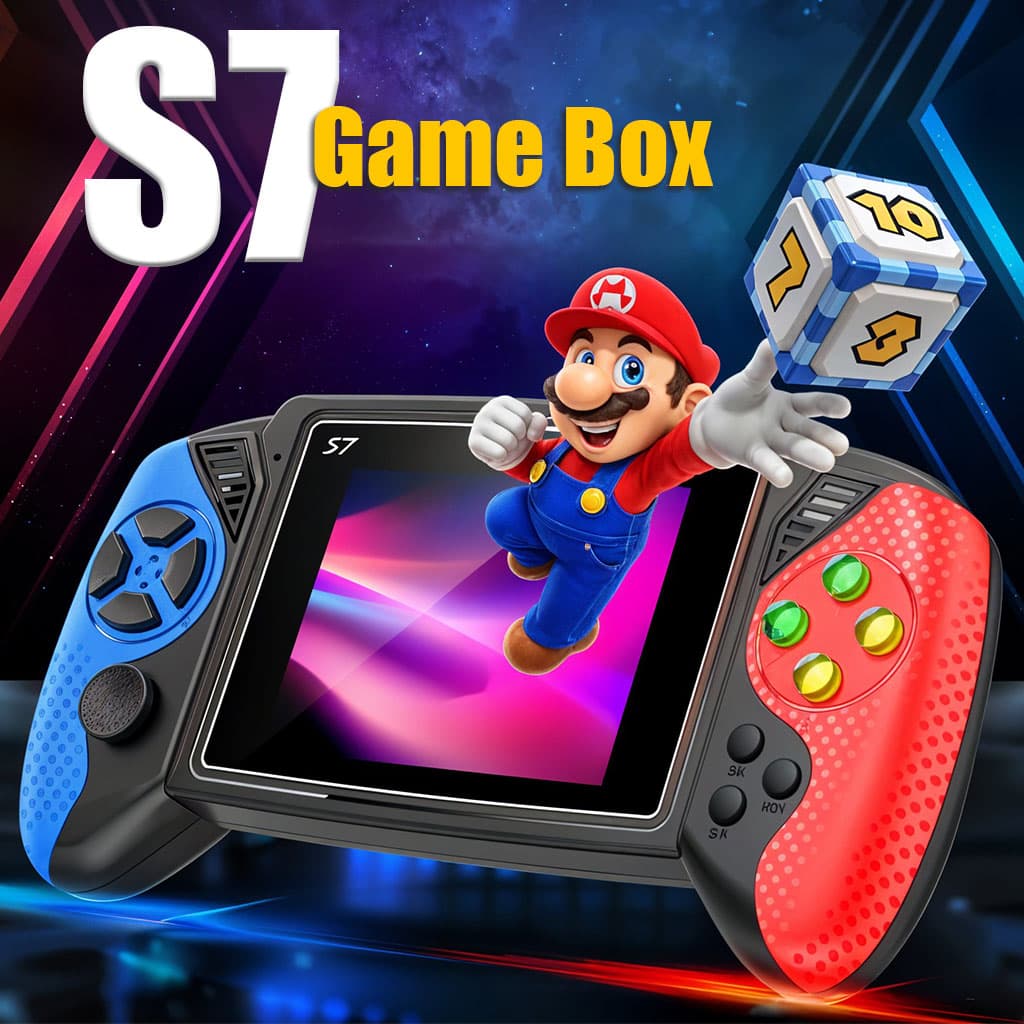Sup Game Box S7 400 en 1 avec Batterie intégrée et sortie TV – جهاز ألعاب كلاسكية — صورة 1
