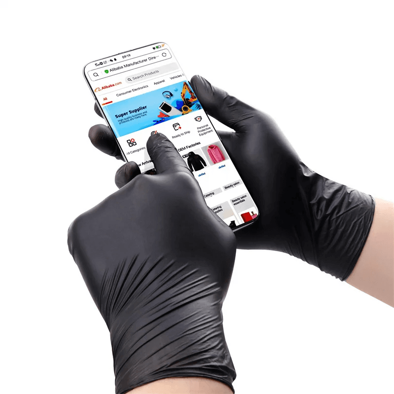 Paquet de 100 Pcs Gants de Protection en Polynitrile – Pro Glove — صورة 4