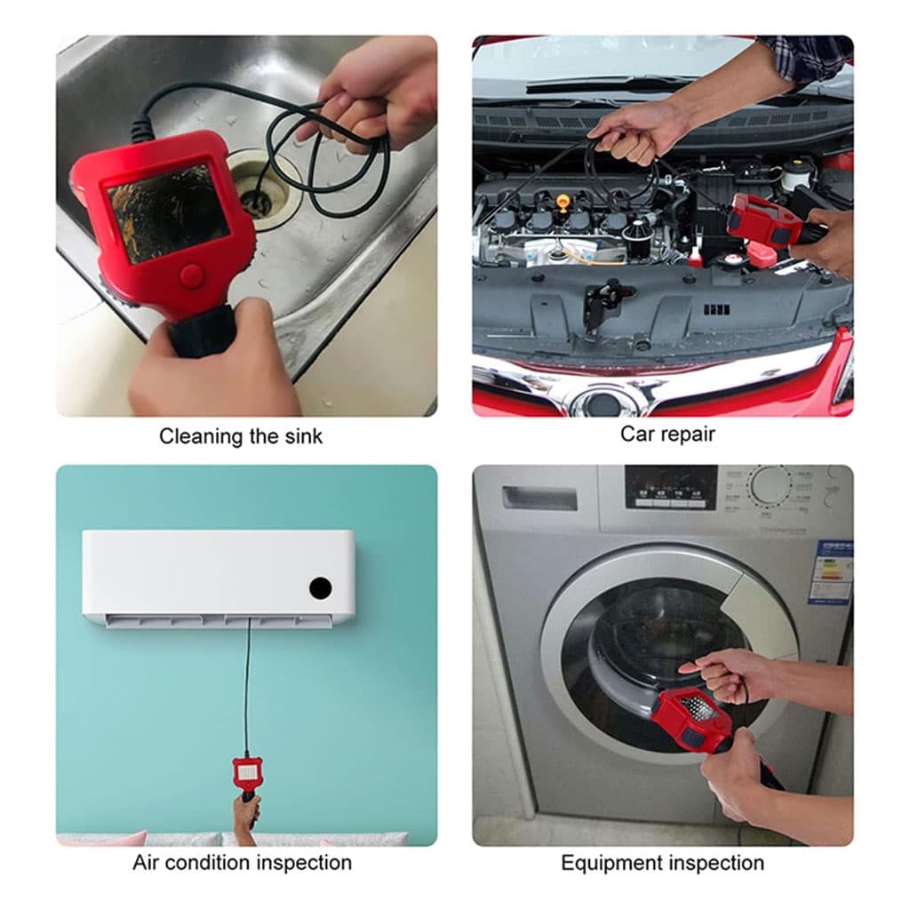 Caméra d’inspection endoscope industrielle avec écran LCD – كاميرة للأمكان الضيقة مع شاشة — صورة 3