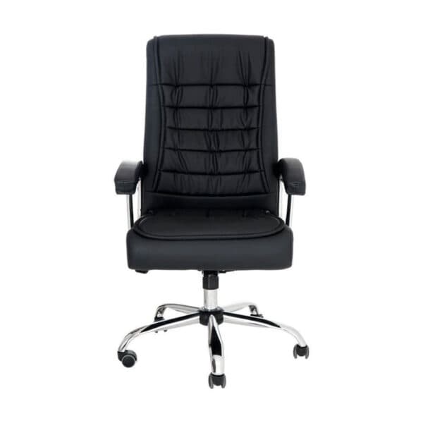 Chaise de Bureau Présidentiel LUXE avec base pivotante et ressorts ensachés – كرسي مكتب مريح وجودة عالية — صورة 2