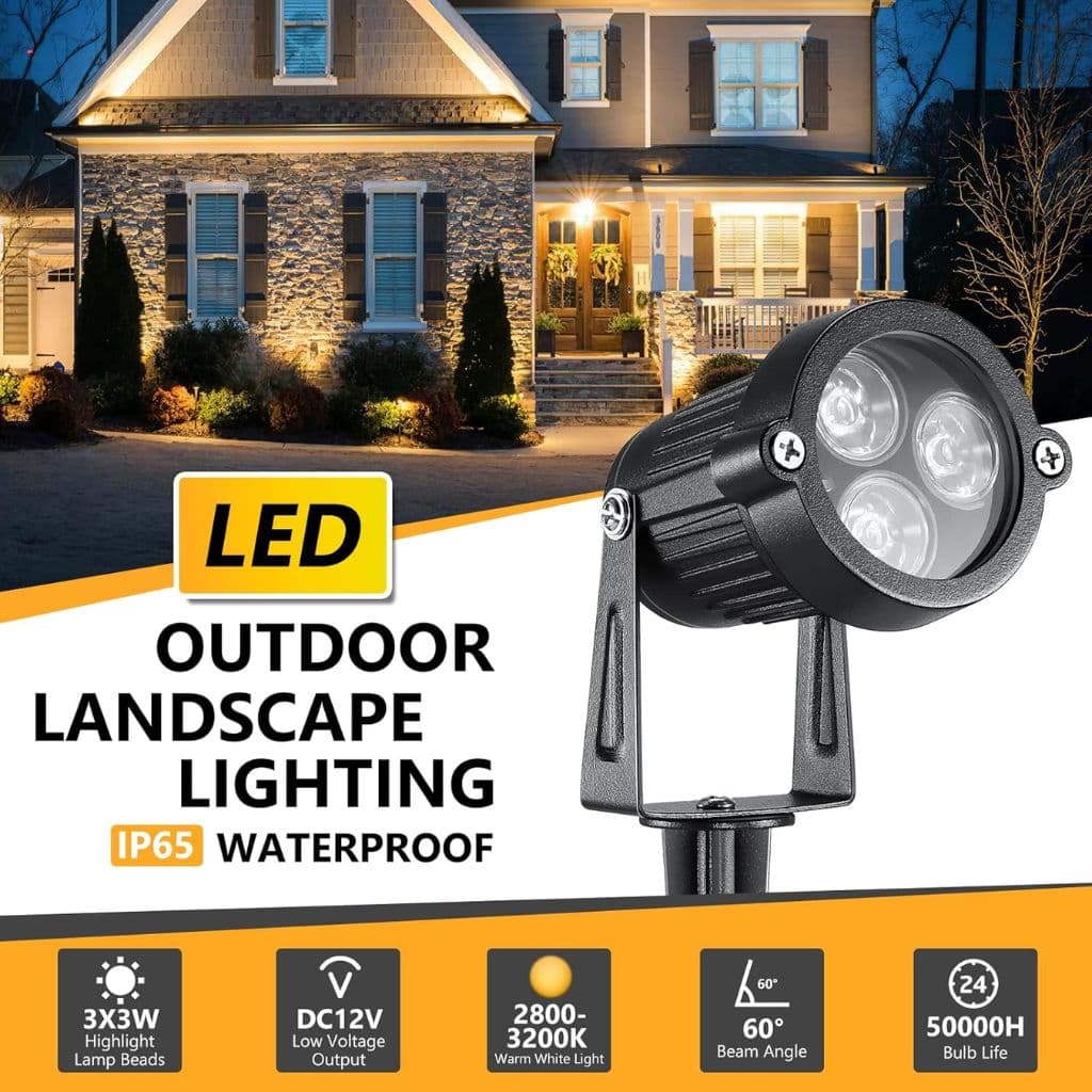 Projecteurs LED Extérieurs Étanches 12V – كشافات خارجية مقاومة للماء — صورة 2