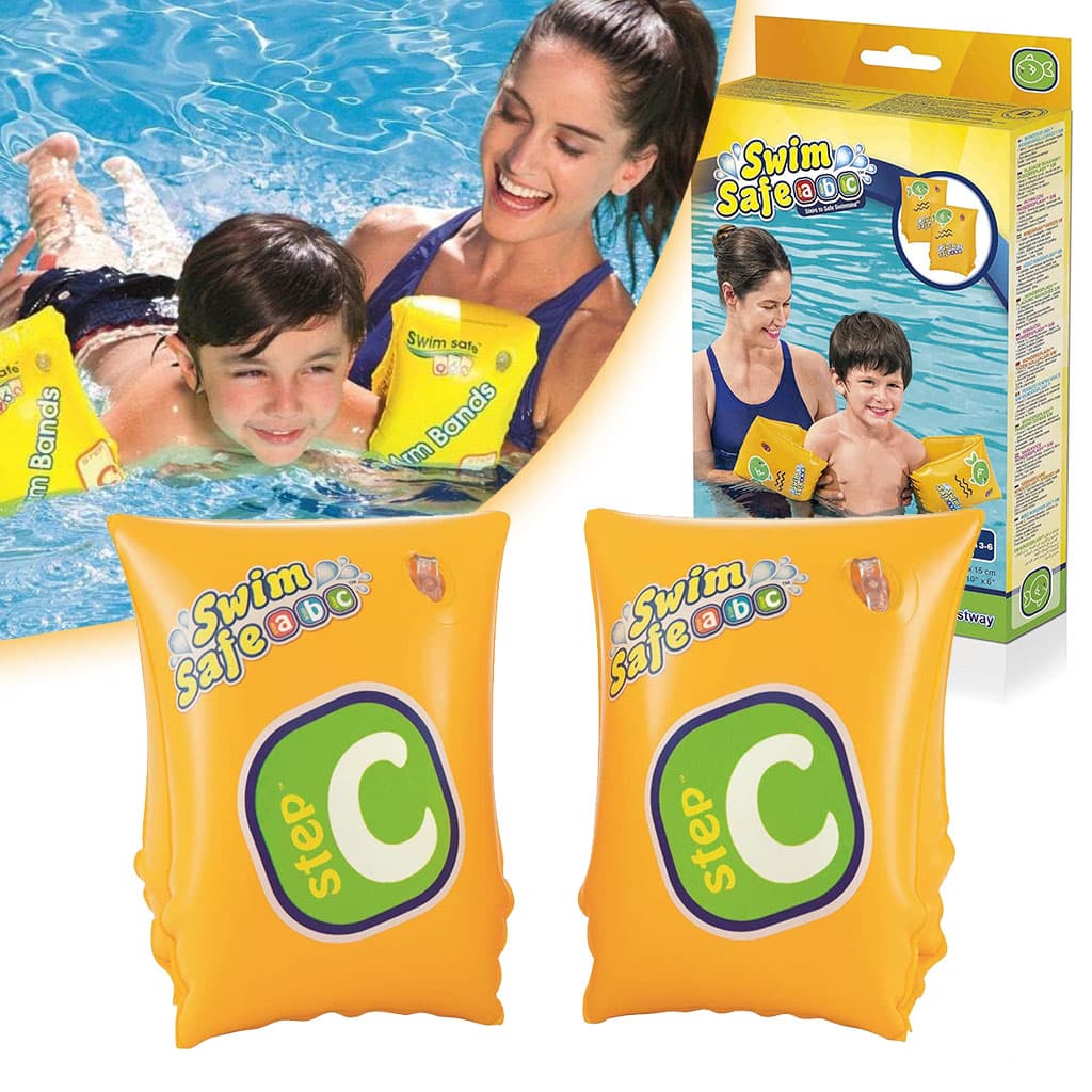 Brassards Gonflables Bestway 32033 Swim Safe Étape C Double Chambre à Air - أكمام السباحة المنفوخة للأطفال من بيستواي - Vacance & Loisir - صورة 1