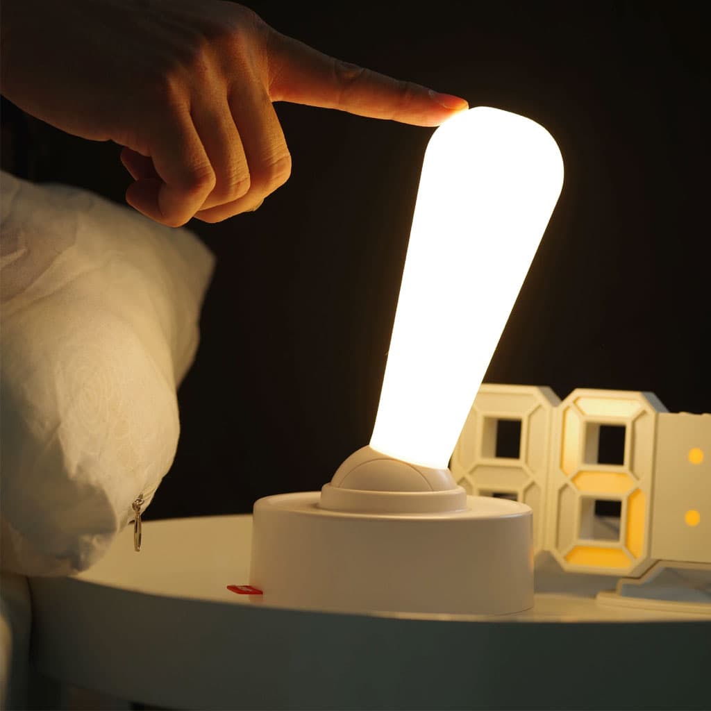 Veilleuse LED à Levier avec Interrupteur à bascule Rechargeable – مصباح غرف نوم قابل للشحن — صورة 1