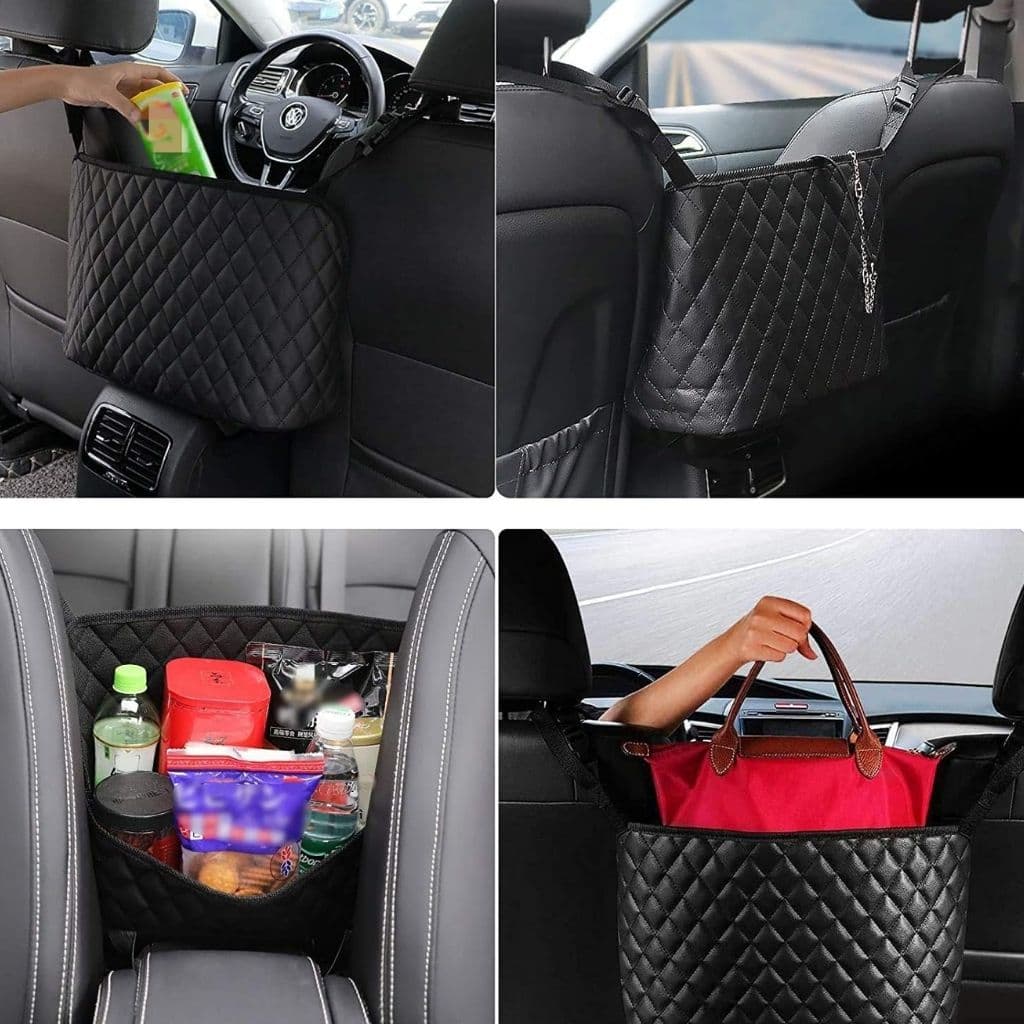 Sac de Rangement Suspendu entre les Sièges de Voiture – حقيبة تخزين معلقة بين مقاعد السيارة — صورة 6