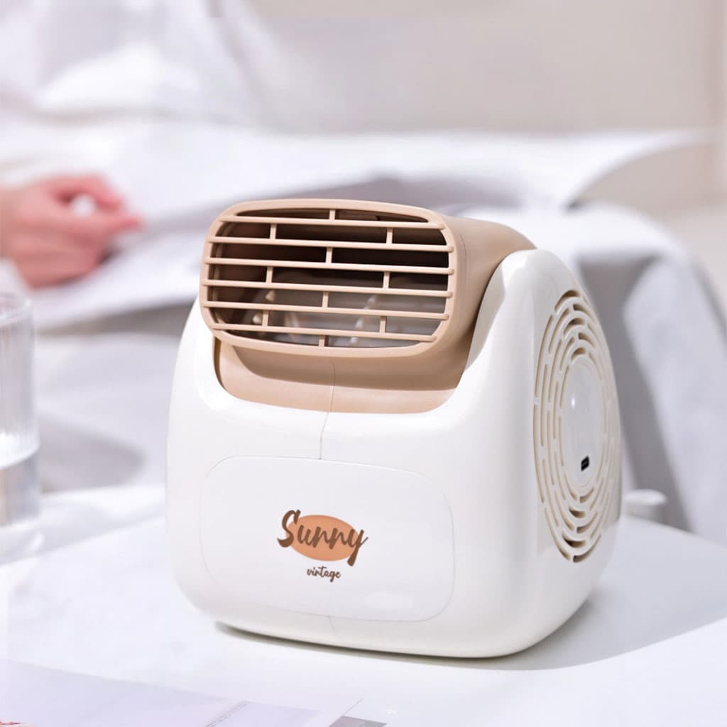 Sunny Climatiseur Portable Rechargeable Design Vintage – مبرد مكتب محمول — صورة 7