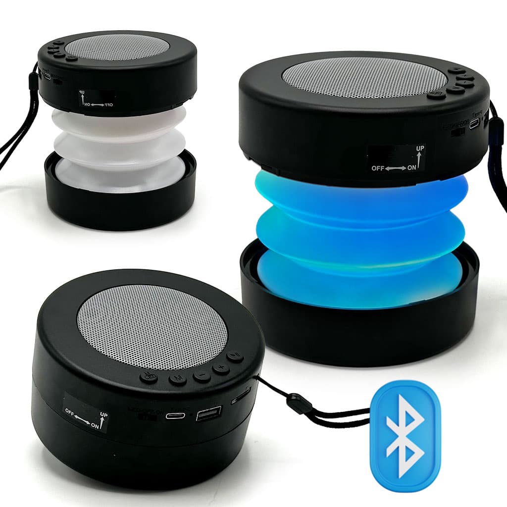Haut Parleur Bluetooth et Lanterne RGB avec Batterie Rechargeable – مكبر صوت ومصباح — صورة 1