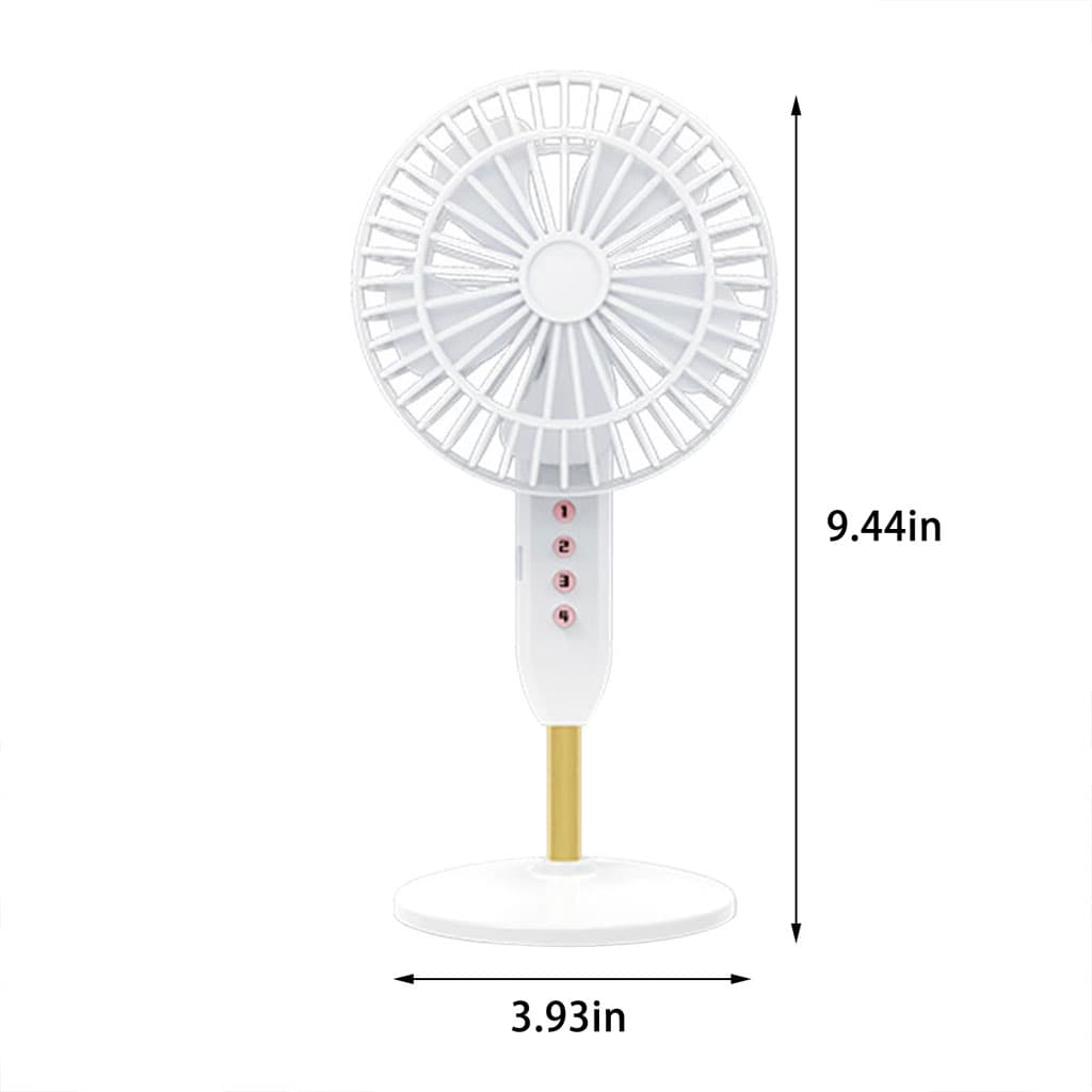 Mini Ventilateur de Bureau Portable USB - Ultra-Silencieux avec Batterie 1200mAh - مروحة المكتب اللاسلكية والمحمولة فائقة الهدوء بـ 3 سرعات - Produits de saison - صورة 2