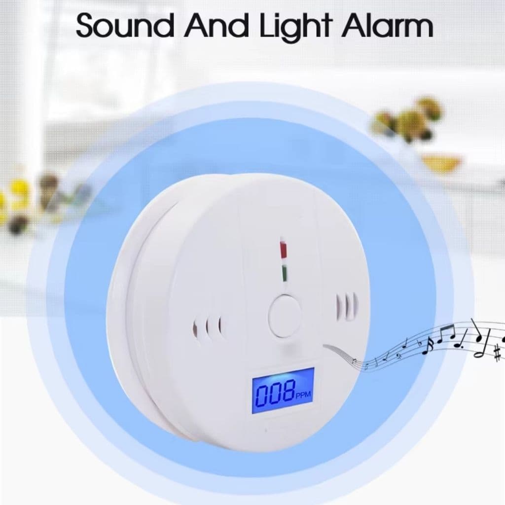 Alarme de monoxyde de carbone avec écran LCD - جهاز إنذار أول أكسيد الكربون — صورة 4