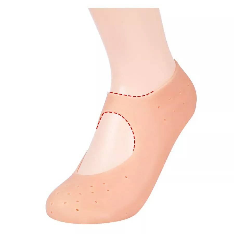 Chaussette Gel hydratantes en Silicone protection des pieds — صورة 6