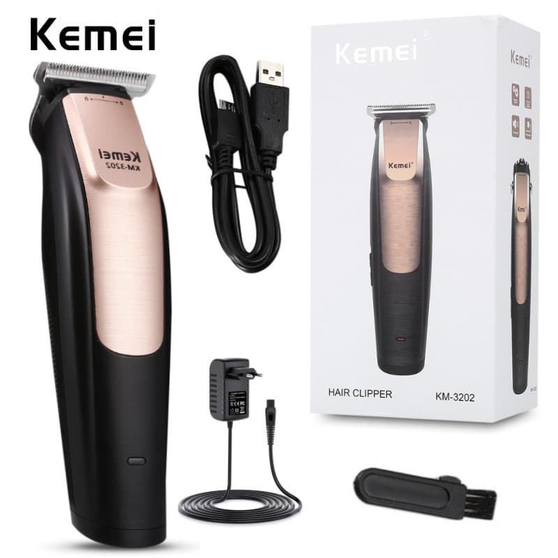 Tondeuse À Cheveux Sans Fil Électrique Professionnel Kemei KM-3202 — صورة 2