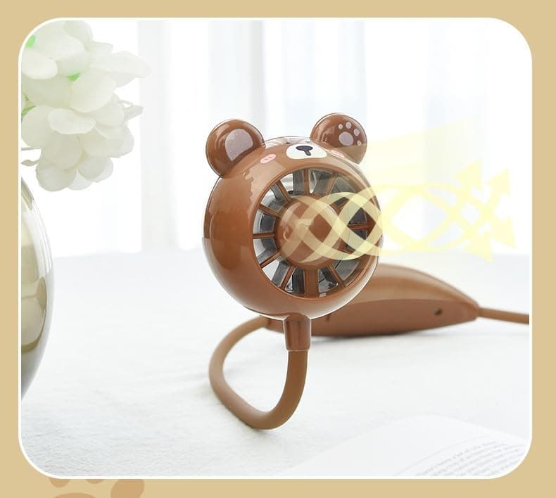 Mini Ventilateur de Bureau Orientable USB - Compact et Ultra-Silencieux - مروحة العنق المصغرة والمرنة للتبريد الصامت - Produits de saison - صورة 4