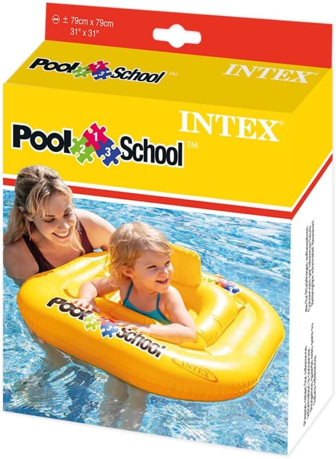 Bouée Culotte Gonflable Intex Pool School pour Bébé 56587EU - عوامة المقعد المربعة المنفوخة للأطفال من إنتكس - Vacance & Loisir - صورة 6