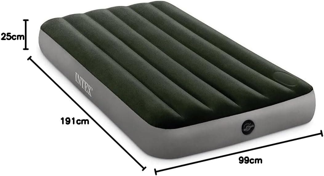 Matelas GonflableTechnologie Fiber-Tech avec Pompe à Pied Intégrée Intex 64761 - فرشة إنتكس الهوائية الكلاسيكية الفردية بمضخة قدم مدمجة - Vacance & Loisir - صورة 6