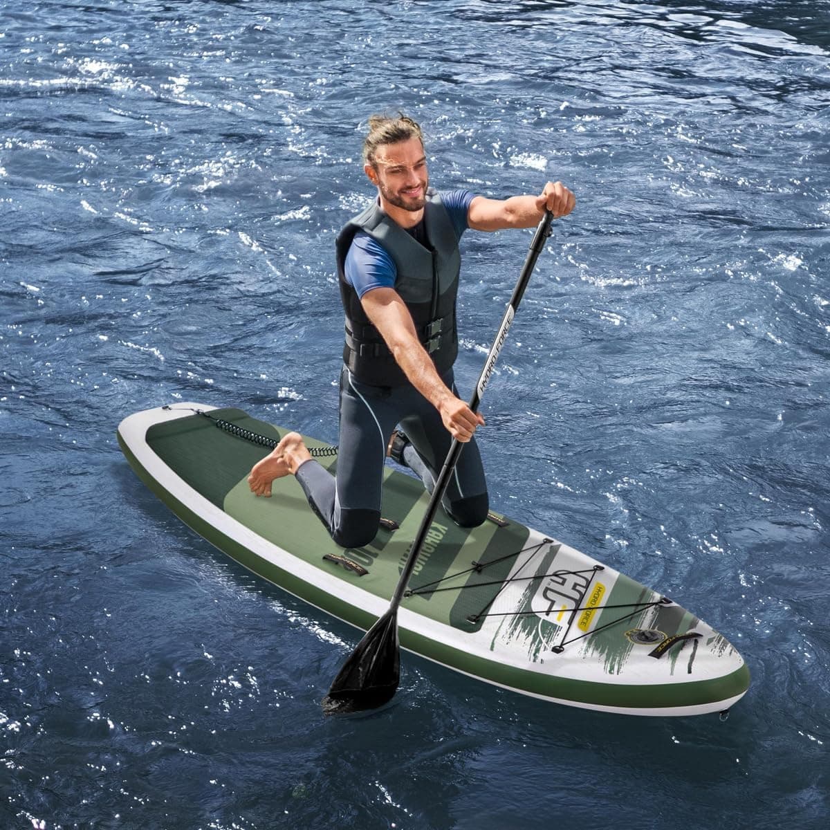 Paddle Gonflable Hydro-Force 310x86cm Bestway 65308 - لوح التجديف والموج القابل للنفخ - Camping et Randonnée - صورة 5