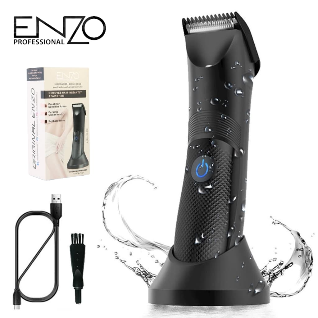 Tondeuse ètanche à cheveux Sans Fil Enzo EN-698 pour unisexe - ماكينة قص الشعر اللاسلكية المقاومة للماء للجنسين — صورة 1