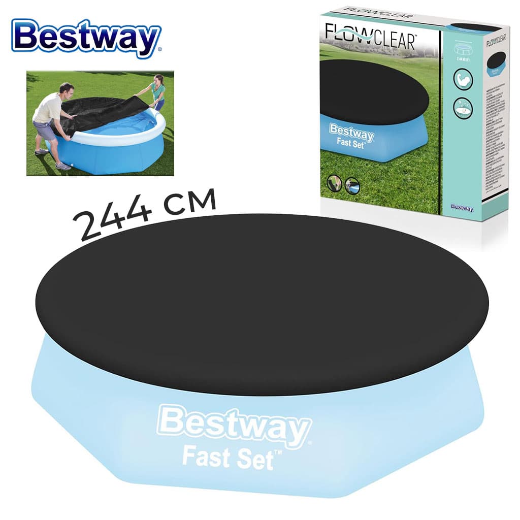 Grand bâche de piscine 244cm Bestway 58032 – غطاء مسبح — صورة 1