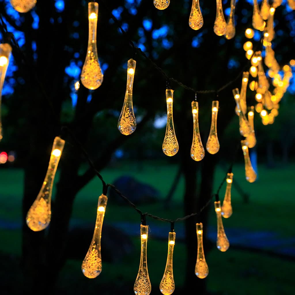 Guirlande lumineuse à 40 LED - 9 m - Branchement direct avec secteur étanche décoration idéale pour chambre (Ampoule) — صورة 5