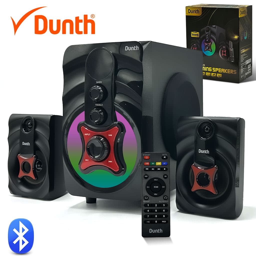 HAUT PARLEUR DUNTH 3000 W LED DU-SP378 PLUS - مكبر صوت — صورة 1