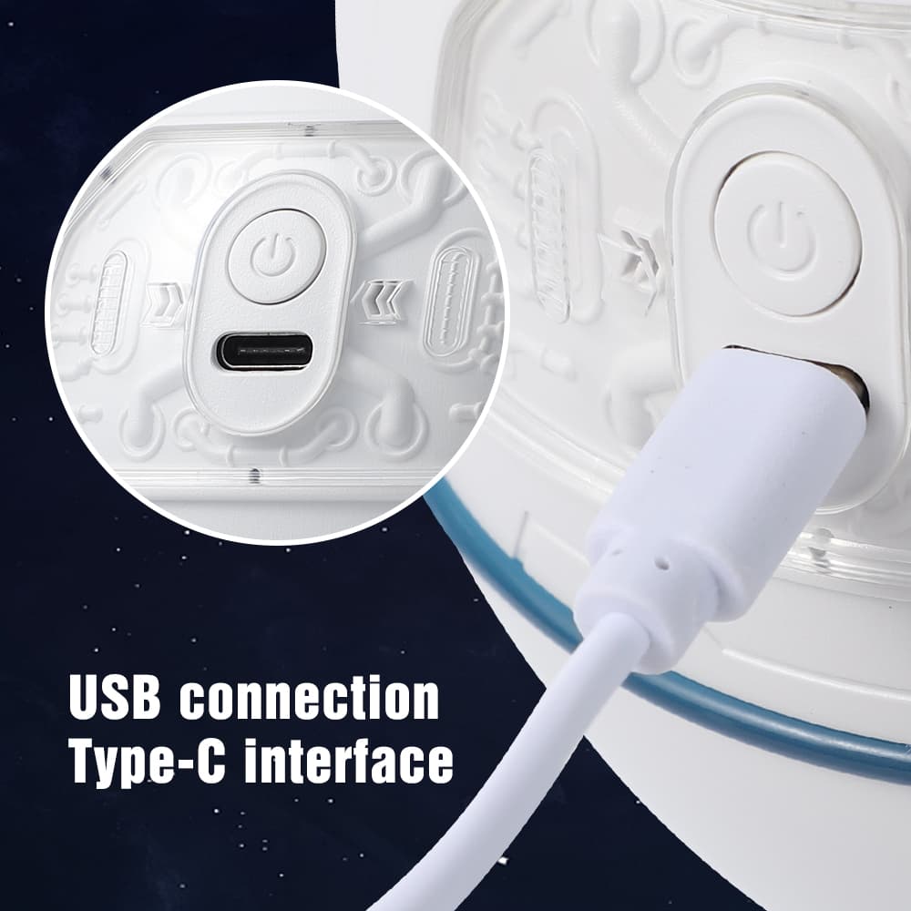 Humidificateur d'air électrique Spacecraft avec lumière LED — صورة 4