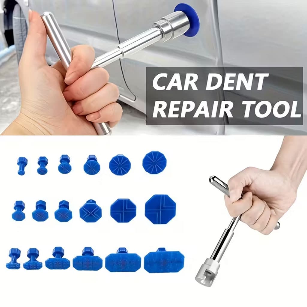 Outil De Débosselage Sans Peinture Carrosserie 19Pcs – طقم إصلاح هيكل السيارة بدون طلاء — صورة 6