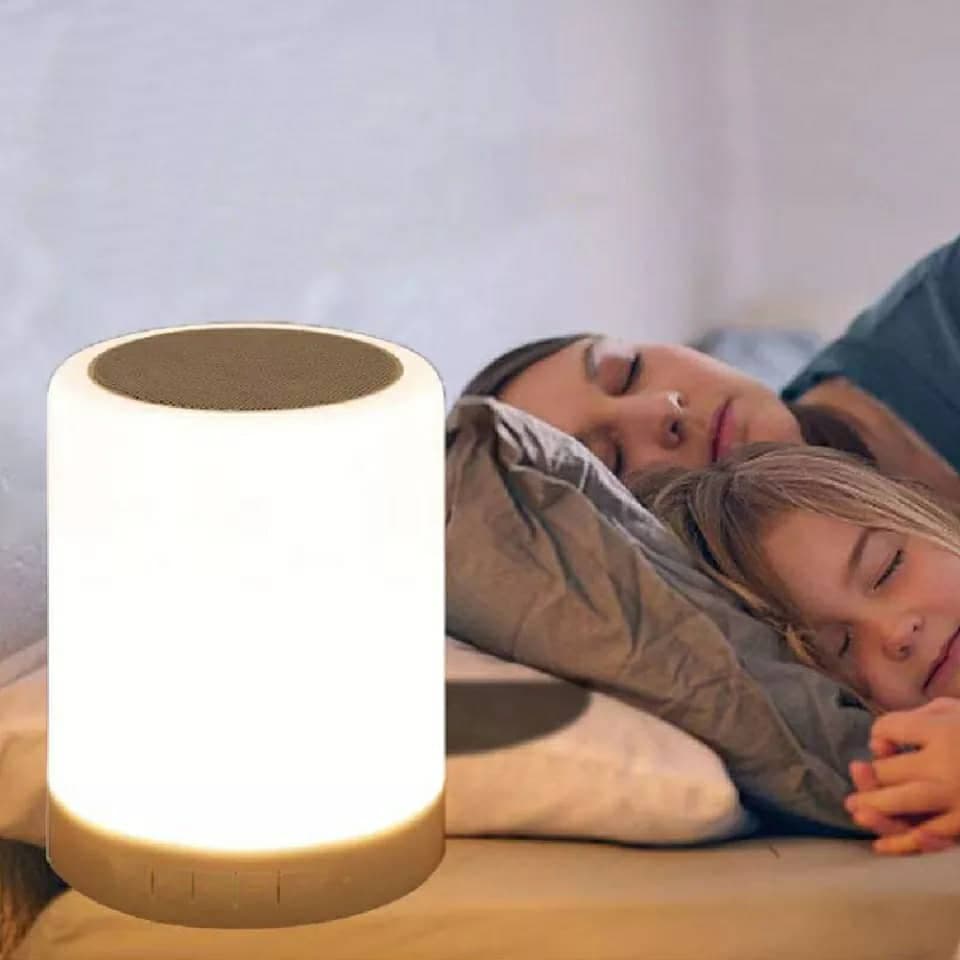 Haut-parleur Bluetooth + veilleuse tactile LED colorée /AUX / TF CART/USB — صورة 5