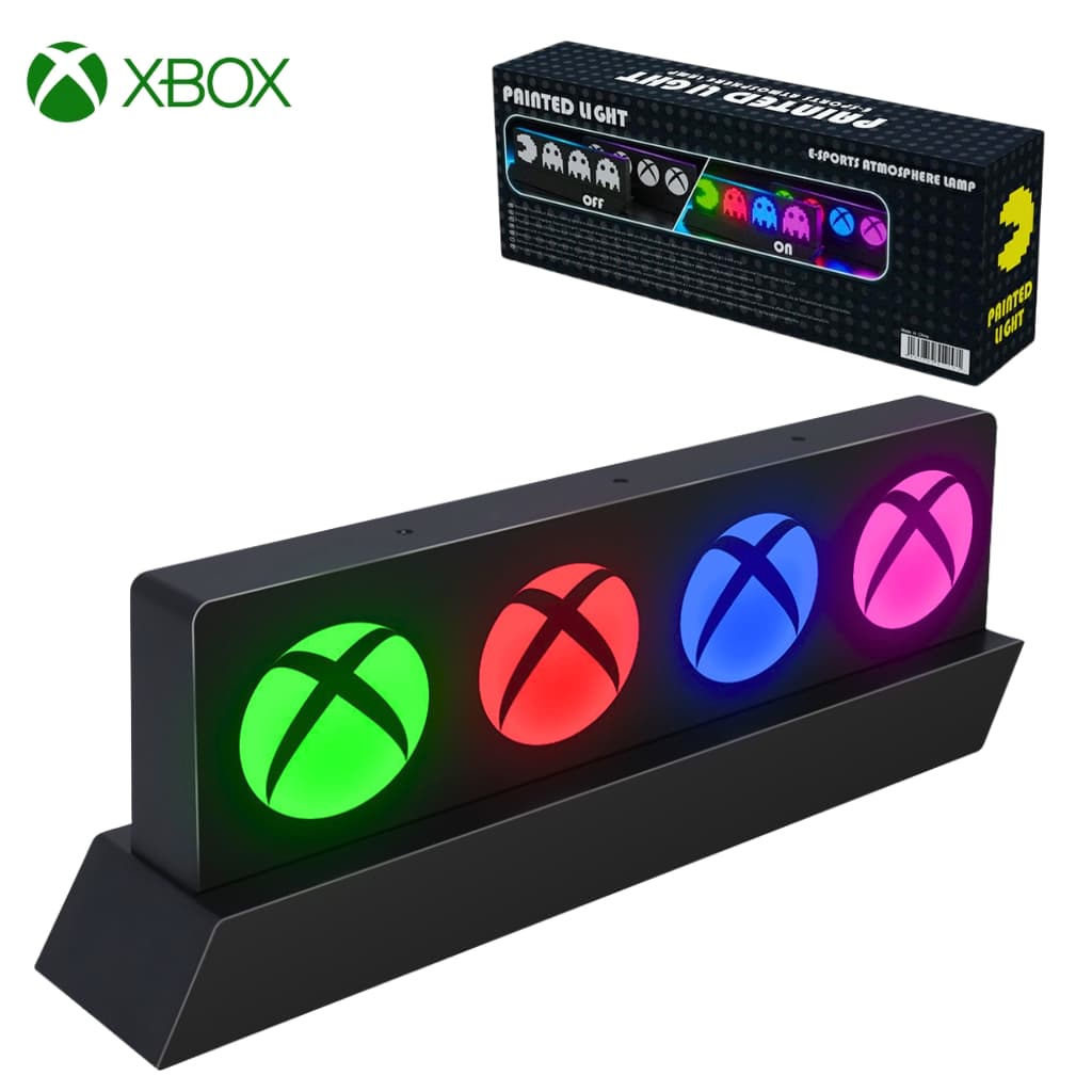 Lampe D’éclairage LED Xbox Icons Avec 3 Modes D’éclairage – Éclairage Couleur Interactif Avec Musique — صورة 1