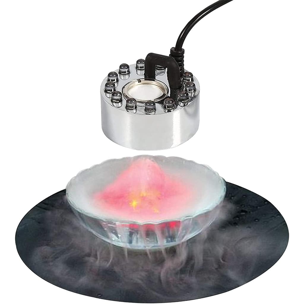 Brumisateur sous-marin Ultrasonique pour Fontaines avec 12LED – جهاز تشكيل الضباب — صورة 6