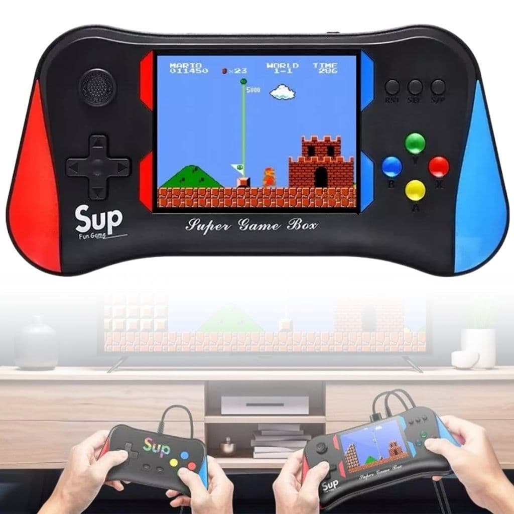 Console de Jeu 1-2 Jouer Portable Rétro Maizic Smarthome Dual – جهاز ألعاب محمول كلاسيكي — صورة 1