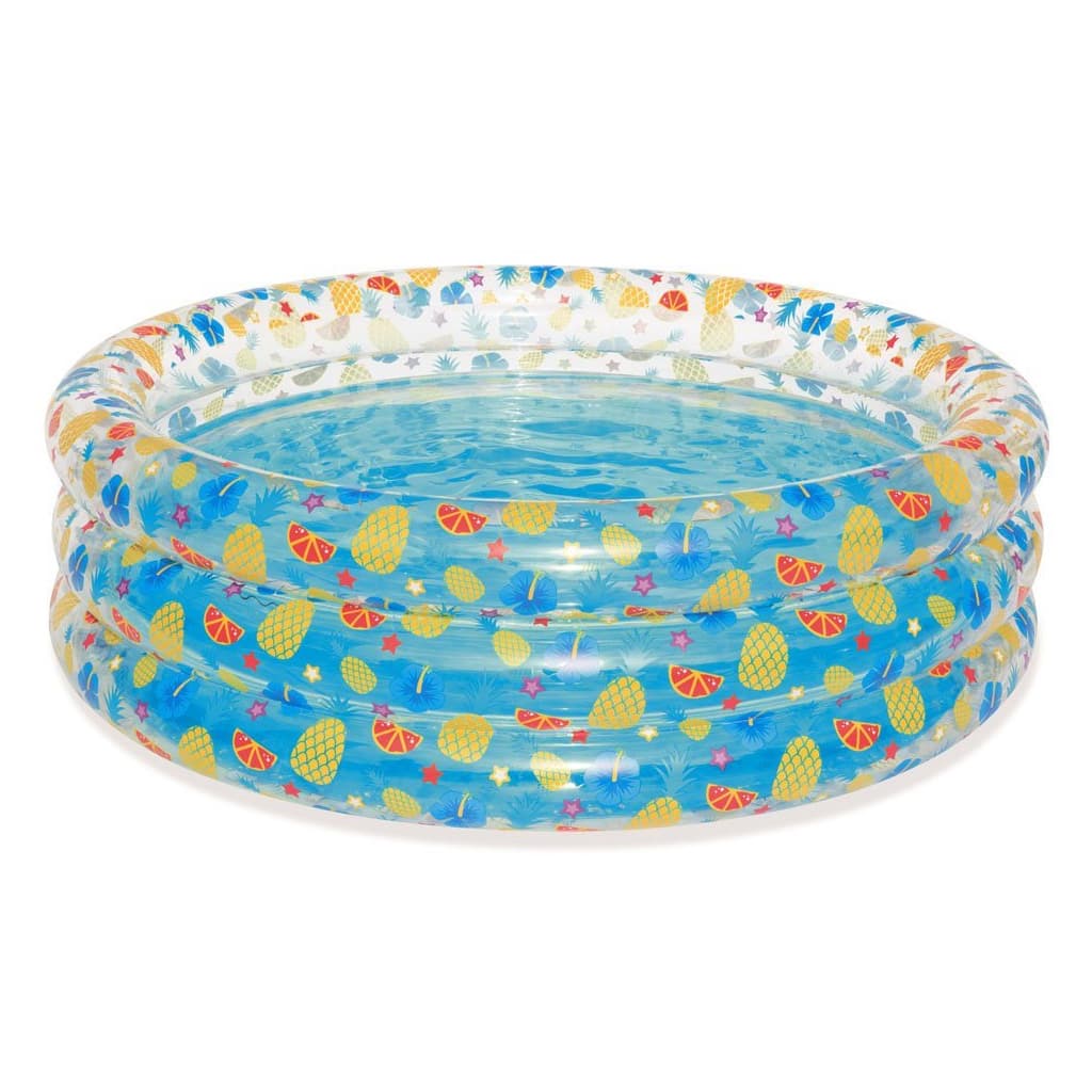 Piscine Ronde Gonflable en 3 Anneaux Fruits Pour Enfants Bestway 51048 — صورة 4