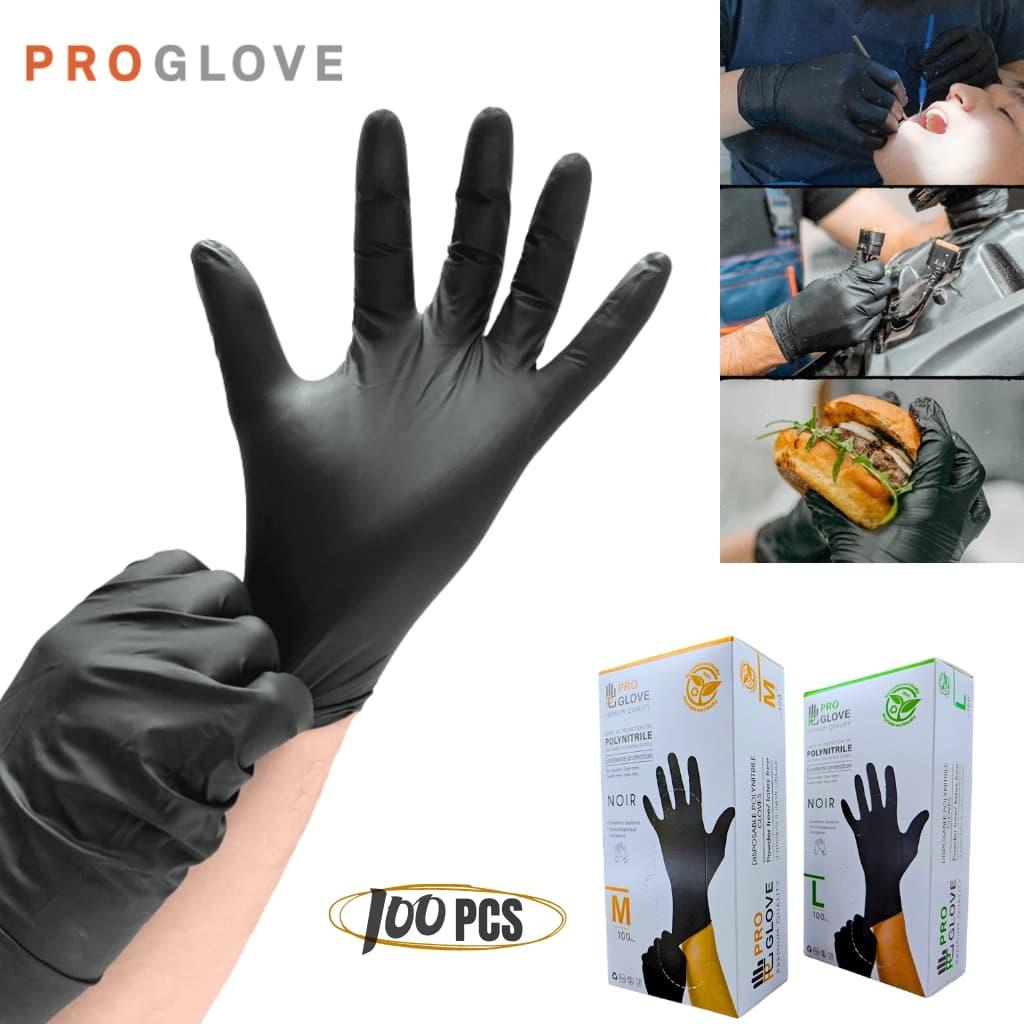 Paquet de 100 Pcs Gants de Protection en Polynitrile – Pro Glove — صورة 1