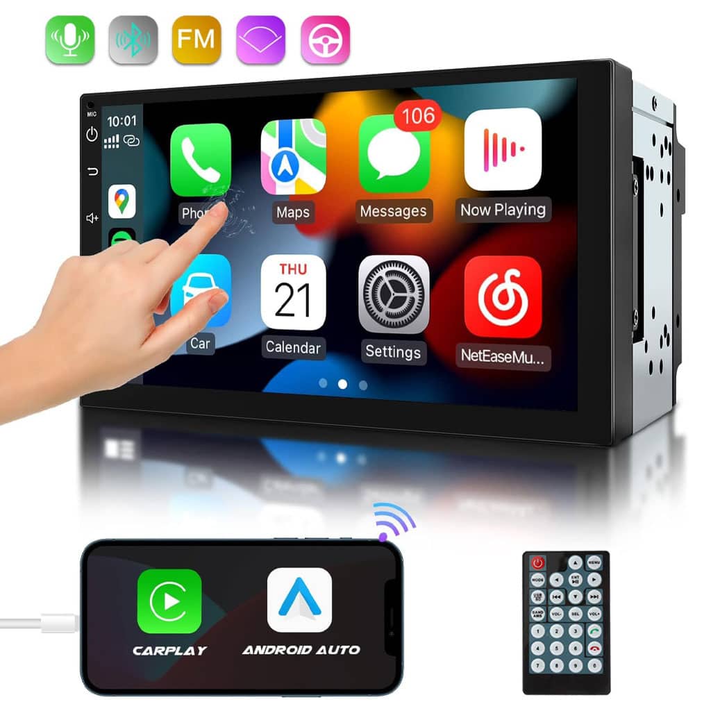 مشغل راديو سيارة | Autoradio MP5 G-555 | CarPlay و Android Auto