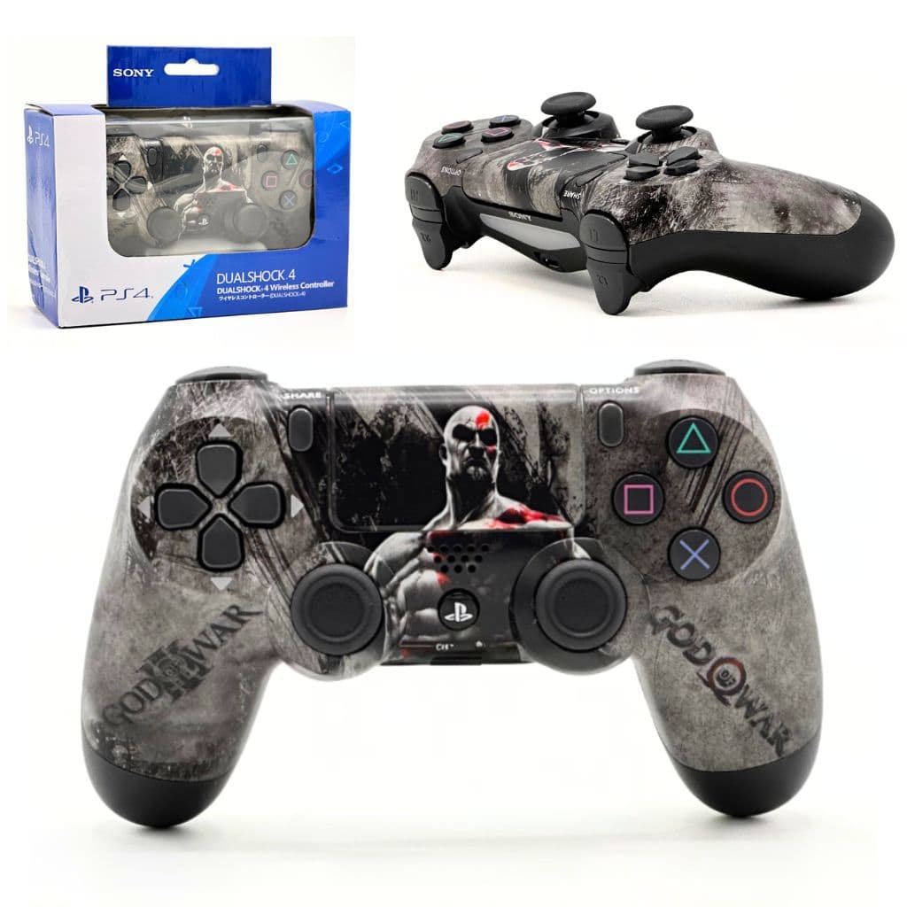 SONY DualShock Manette PS4 Sans Fil, Batterie Rechargeable (High Copy) – Edition God of War — صورة 1