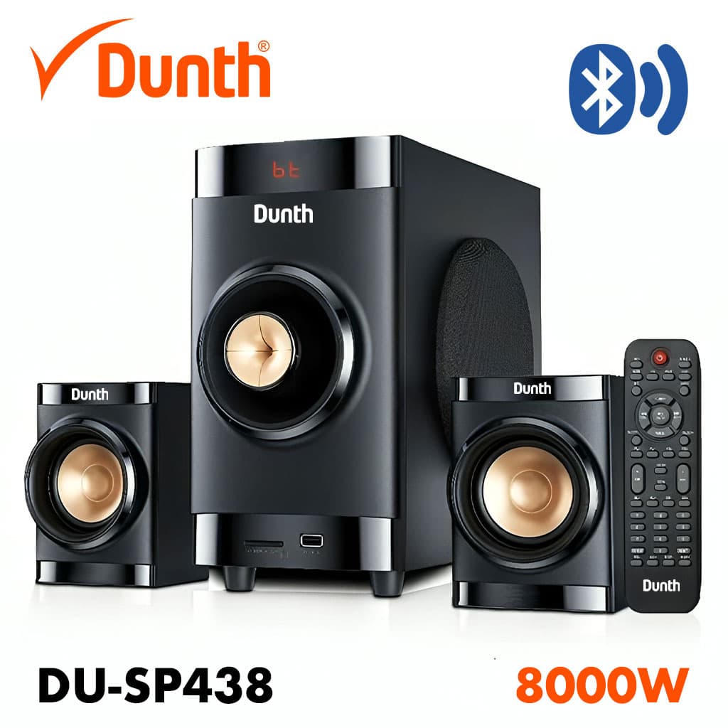 Haut Parleur Multimédia 2.1 BT/AUX/USB/FM radio DUNTH DU-SP438 — صورة 1