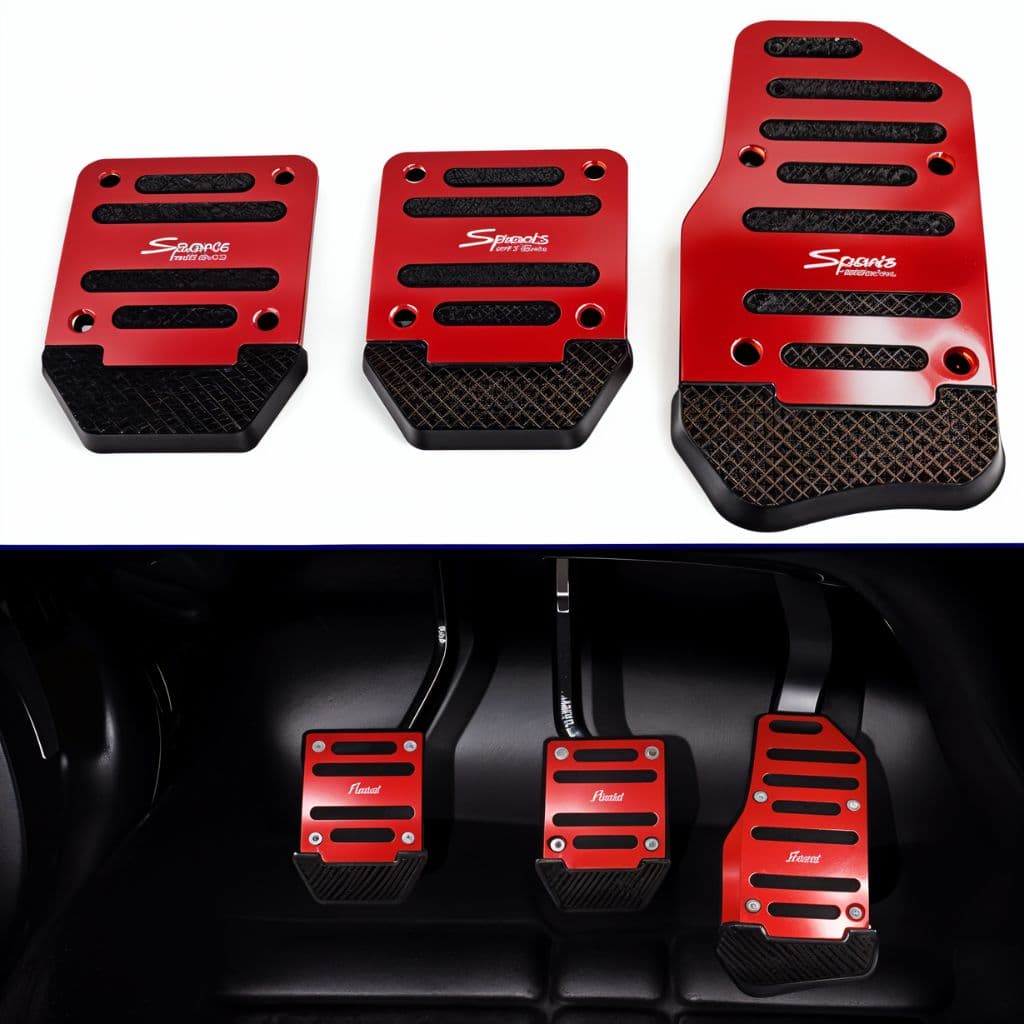 Kit de Pédales Antidérapantes Universelles pour Voiture - دواسات السيارة غير القابلة للانزلاق — صورة 1