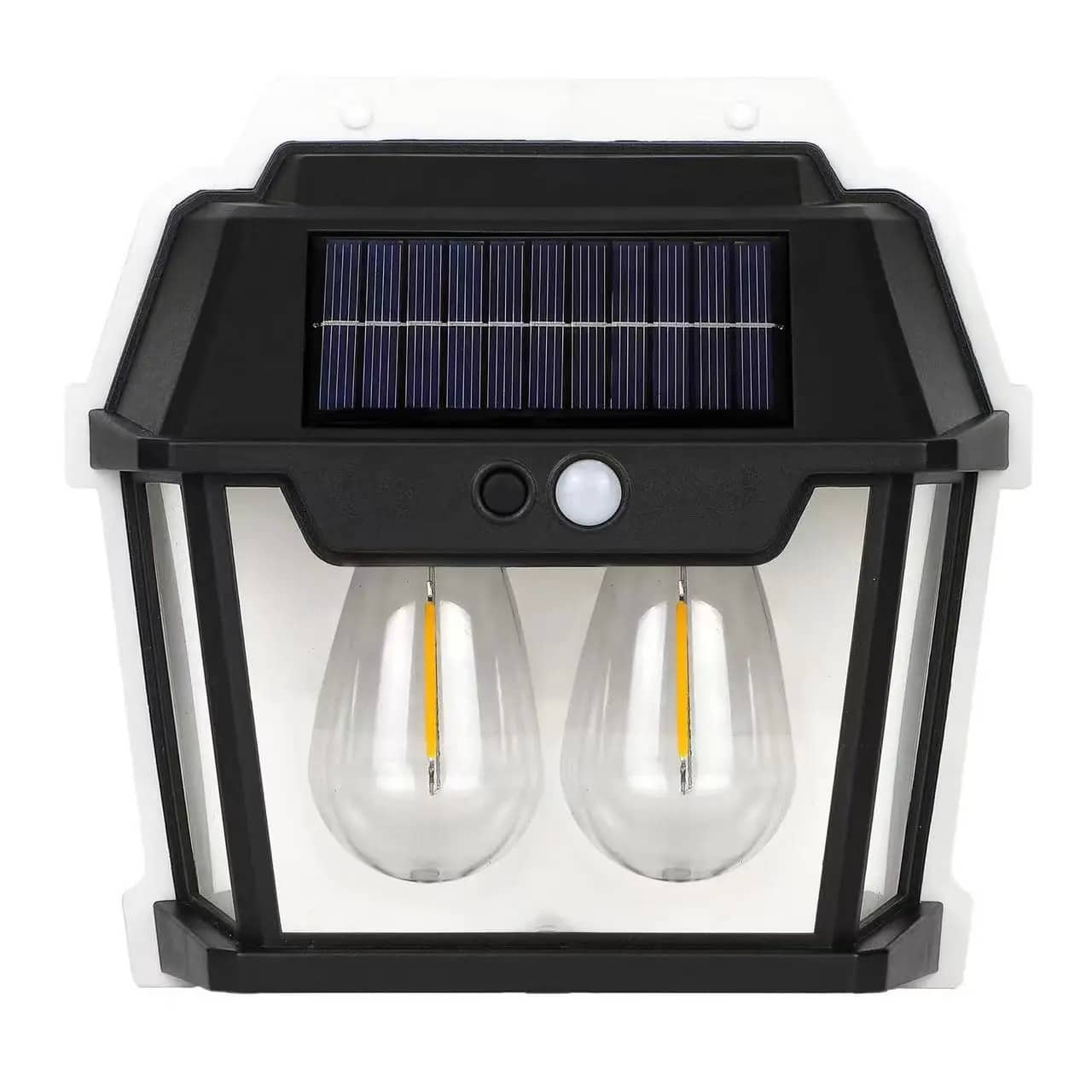 Applique murale solaire étanche pour petite maison, fil Rett à induction, lumière chaude, cour, villa, jardin, extérieur