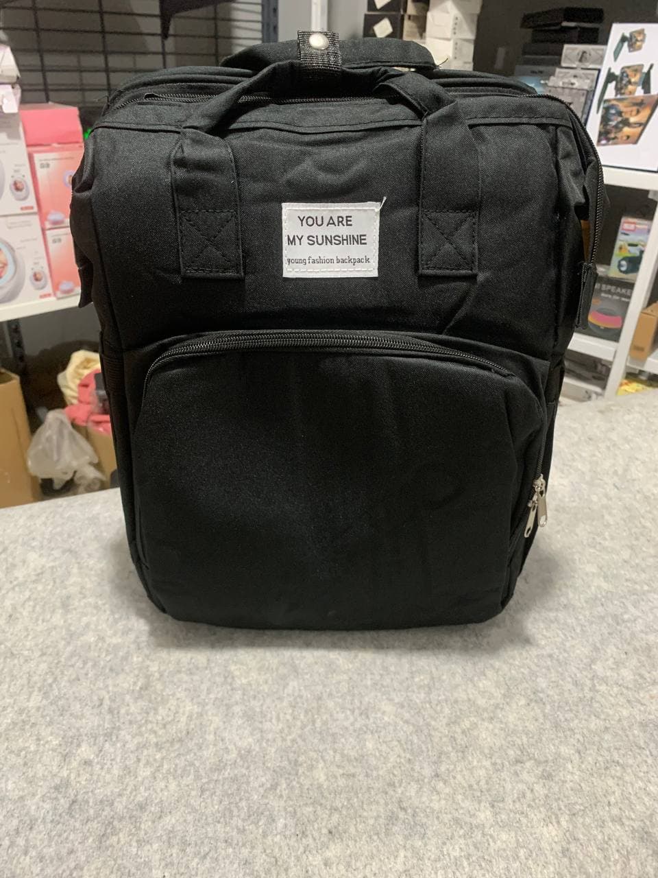 Sac à dos et landau pour bébé pliable 3in1 — صورة حقيقية 18