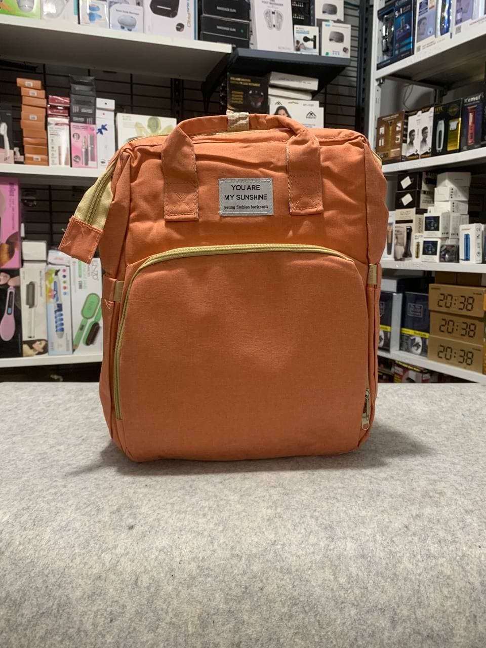 Sac à dos et landau pour bébé pliable 3in1 — صورة حقيقية 25