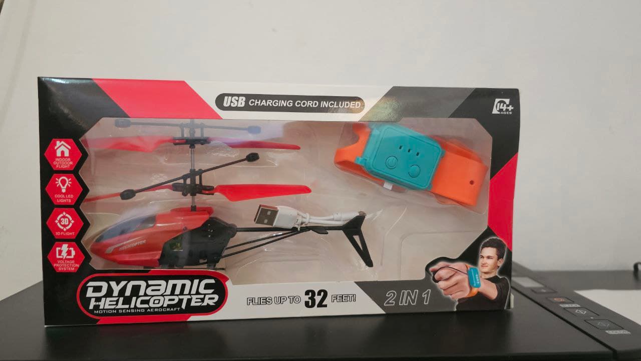 hélicoptère volant jouets pour enfants avec capteur infrarouge recharge USB V2 — صورة حقيقية 9