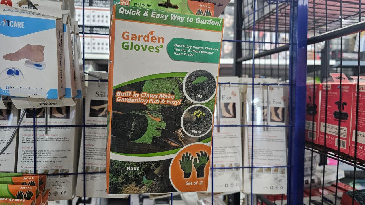 Gants de jardinage avec griffes — صورة حقيقية 10