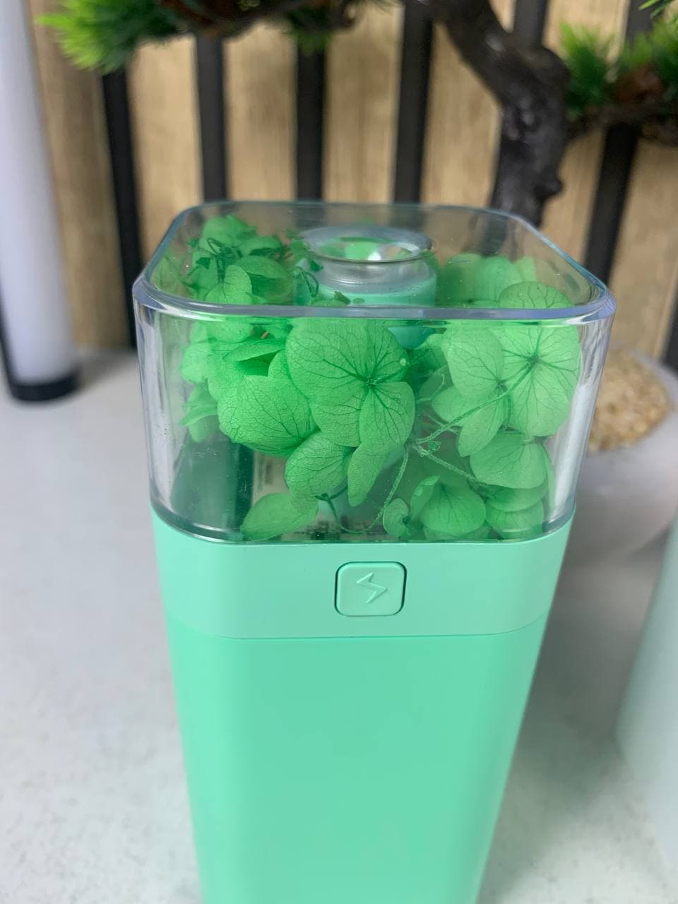 مرطب هواء محمول | Humidificateur Eternal Flower | تصميم زهرة — صورة حقيقية 9