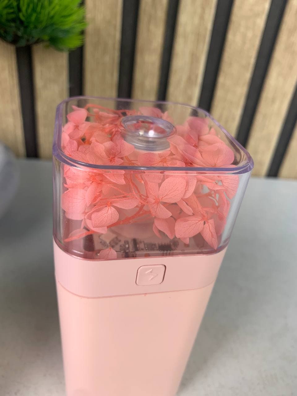 مرطب هواء محمول | Humidificateur Eternal Flower | تصميم زهرة — صورة حقيقية 8